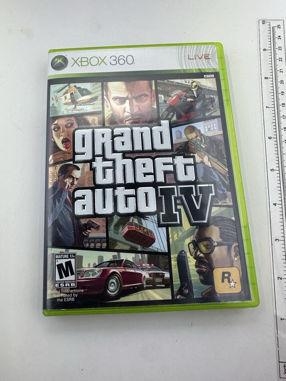 Grand Theft Auto IV 4 Microsoft Xbox 360 CIB W Map Retro Vintage Fast Shipping